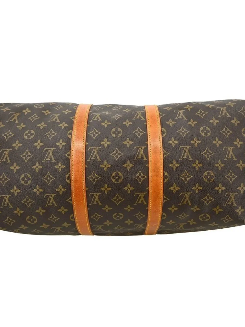 Best01 LOUIS VUITTON KEEPALL 50 TRAVEL HANDBAG MONOGRAM